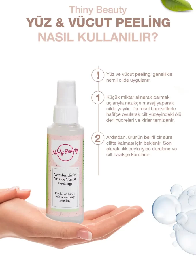 NEMLENDİRİCİ YÜZ VE VÜCUT PEELİNGİ